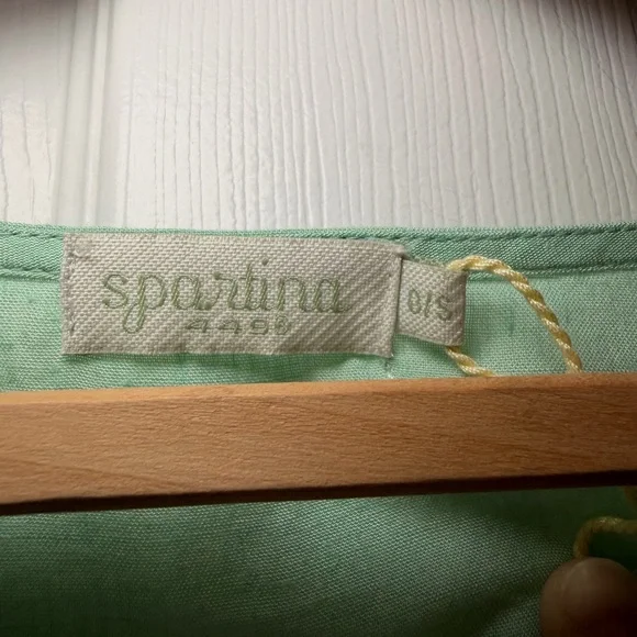 Spartina 449 Aqua Kaftan Cover Up Embroidered Tassel Boho Beach OS NWT Colorful - Picture 2 of 11